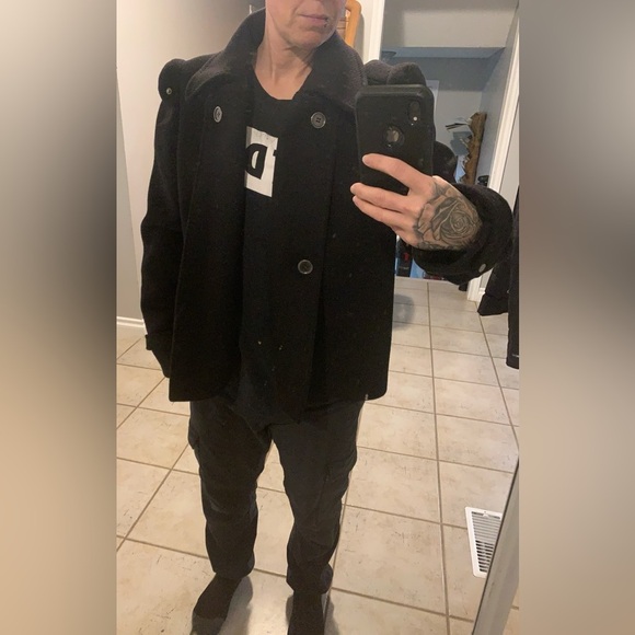 Jaeger London Black 100% Wool Cropped Jacket US 16 - Picture 12 of 12